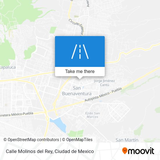 Calle Molinos del Rey map