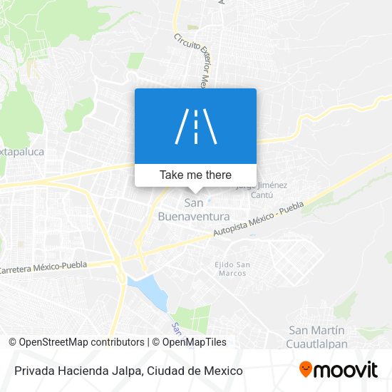 Mapa de Privada Hacienda Jalpa