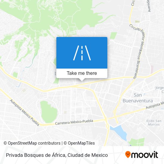 Privada Bosques de África map