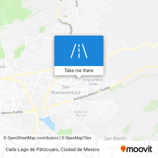 Calle Lago de Pátzcuaro map