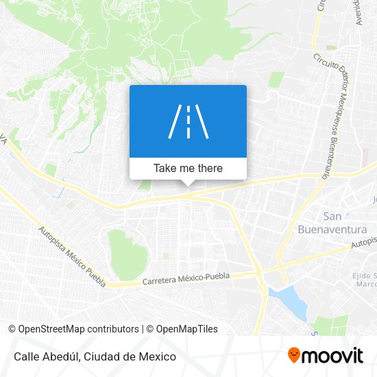 Calle Abedúl map