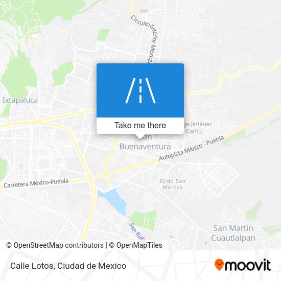 Mapa de Calle Lotos