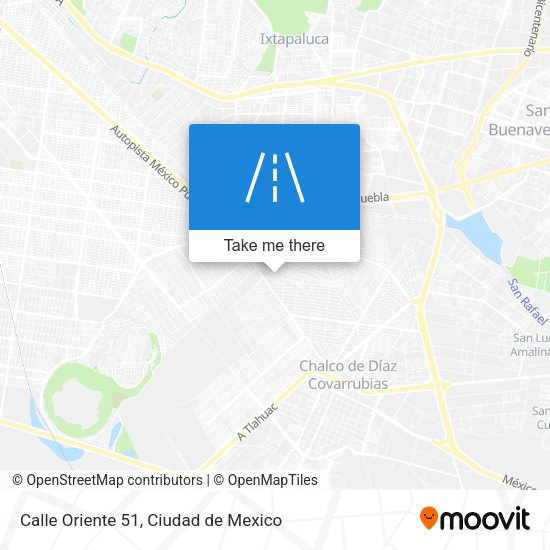 Calle Oriente 51 map