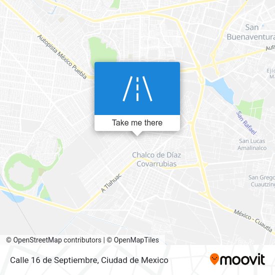 Mapa de Calle 16 de Septiembre