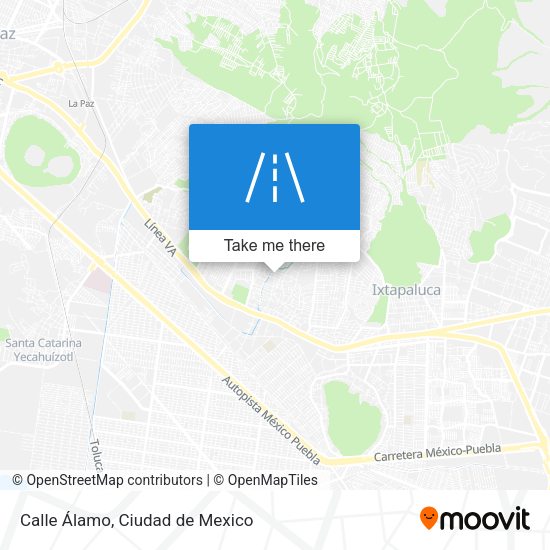 Mapa de Calle Álamo