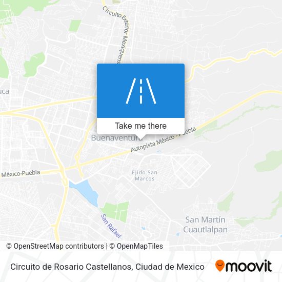 Mapa de Circuito de Rosario Castellanos