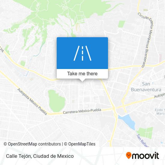Mapa de Calle Tejón