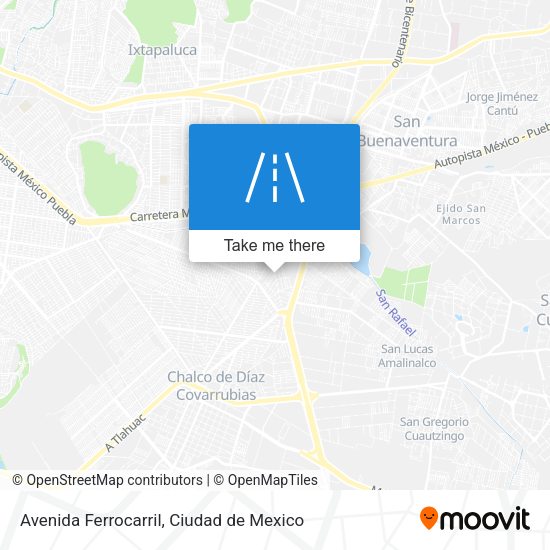 Mapa de Avenida Ferrocarril