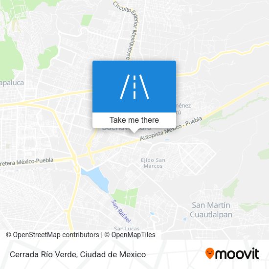 Cerrada Río Verde map