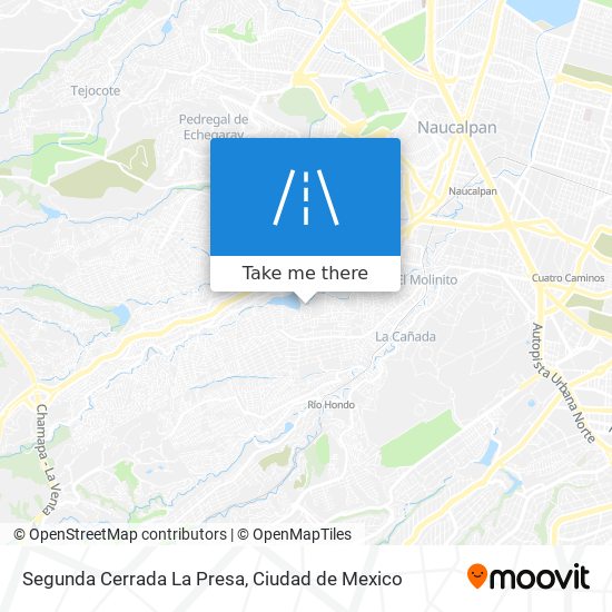 Mapa de Segunda Cerrada La Presa