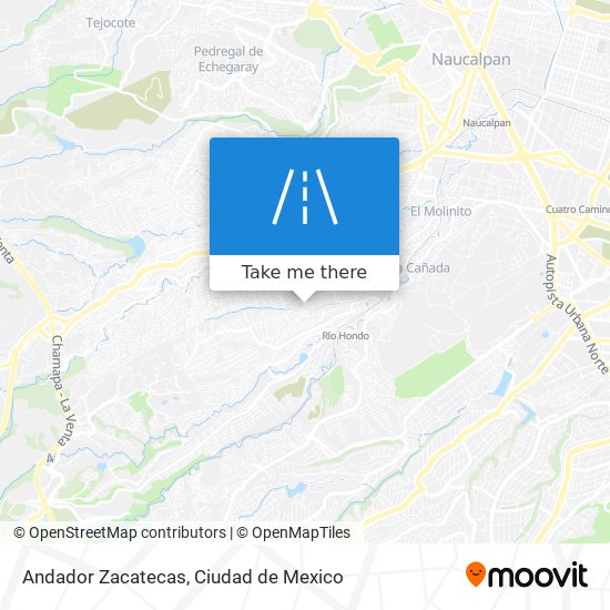 Andador Zacatecas map