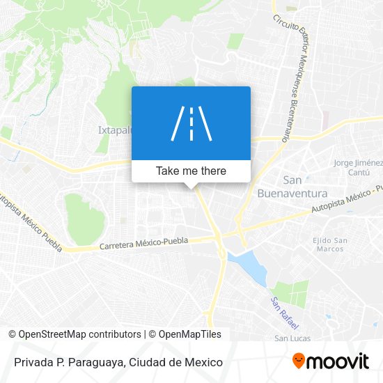 Privada P. Paraguaya map
