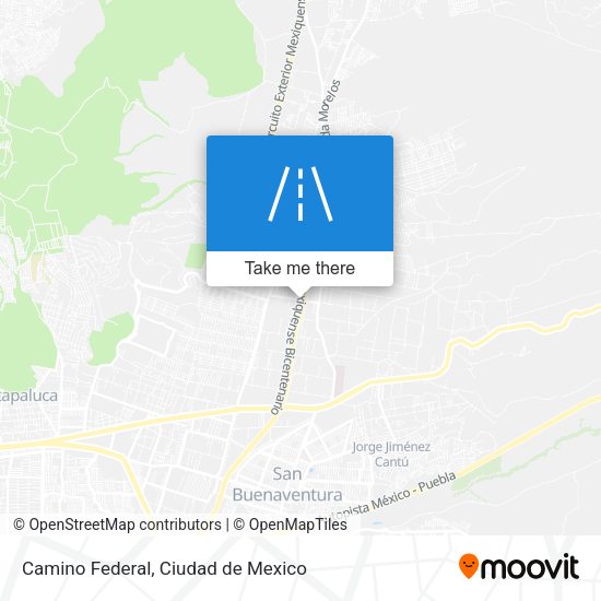 Camino Federal map
