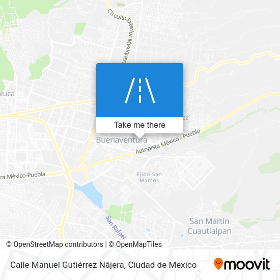 Calle Manuel Gutiérrez Nájera map