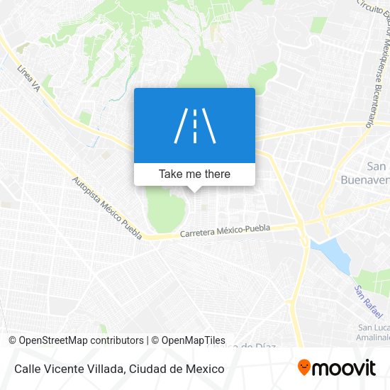 Mapa de Calle Vicente Villada