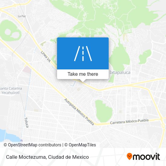 Mapa de Calle Moctezuma