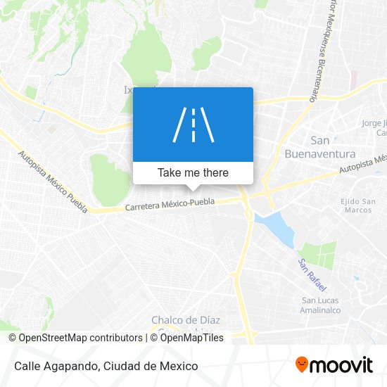 Calle Agapando map