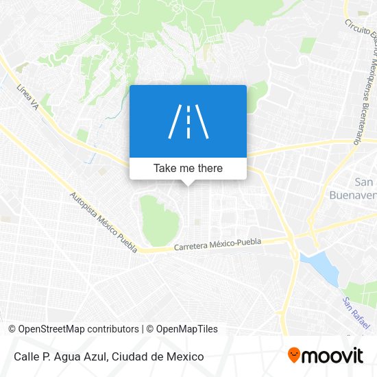 Calle P. Agua Azul map
