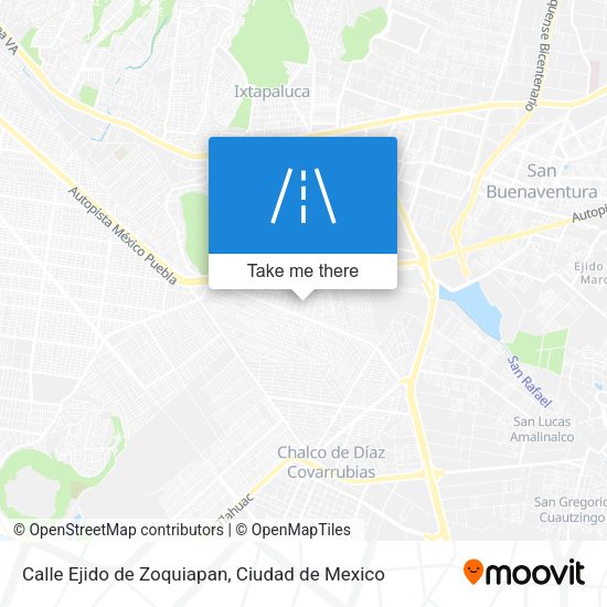 Calle Ejido de Zoquiapan map