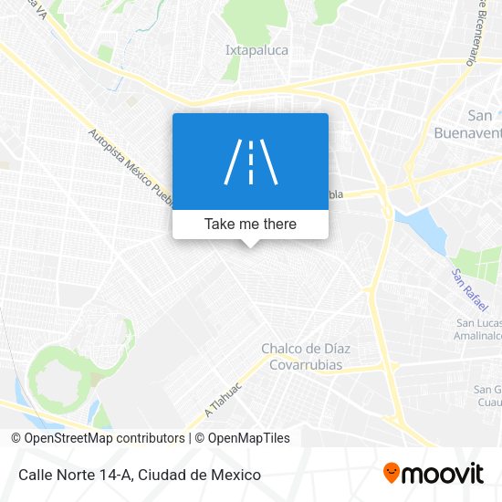 Calle Norte 14-A map