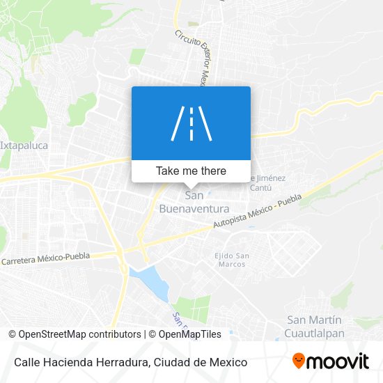 Calle Hacienda Herradura map