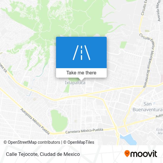 Mapa de Calle Tejocote