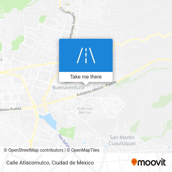 Calle Atlacomulco map