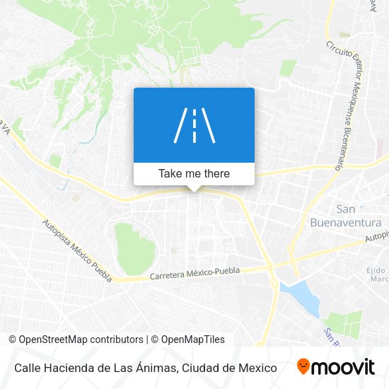 Calle Hacienda de Las Ánimas map