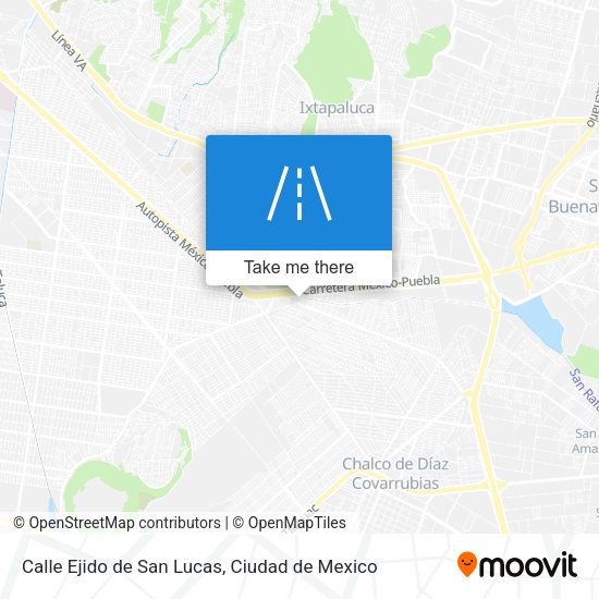 Calle Ejido de San Lucas map
