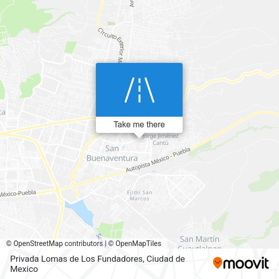 Mapa de Privada Lomas de Los Fundadores