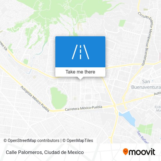 Mapa de Calle Palomeros