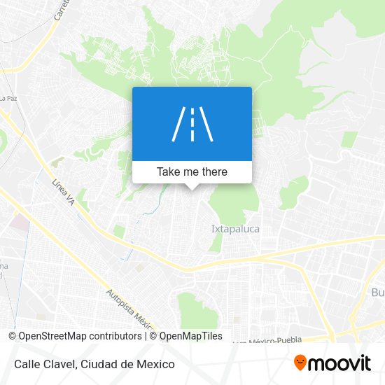 Mapa de Calle Clavel