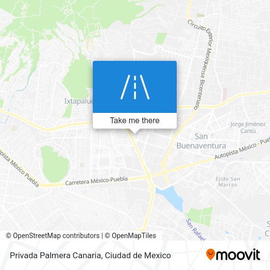 Privada Palmera Canaria map