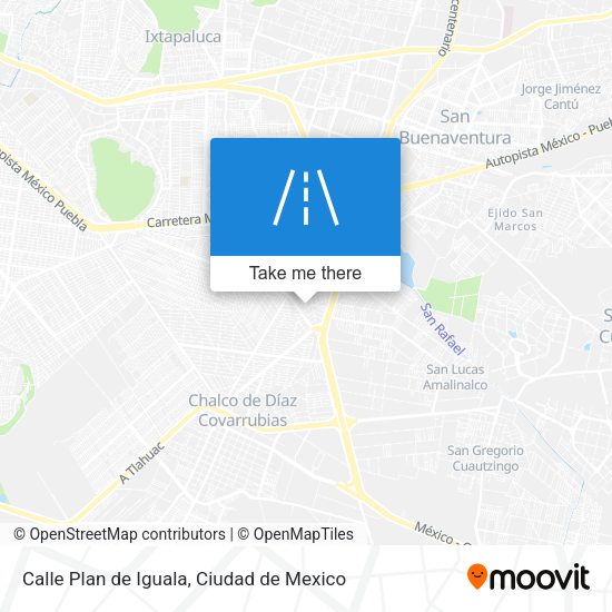 Mapa de Calle Plan de Iguala