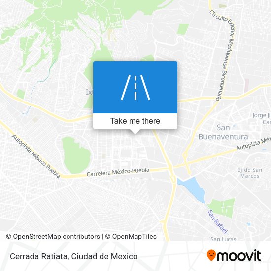 Mapa de Cerrada Ratiata