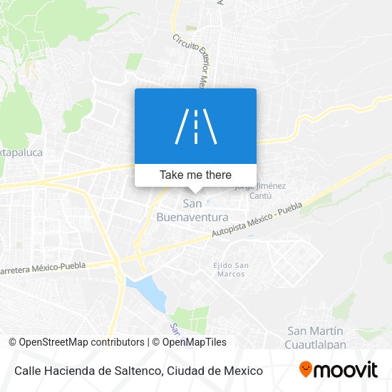 Calle Hacienda de Saltenco map