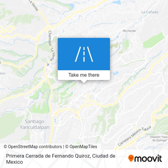 Primera Cerrada de Fernando Quiroz map