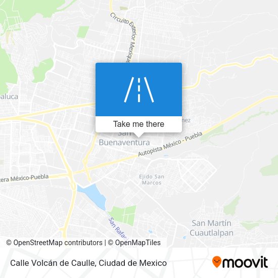 Calle Volcán de Caulle map
