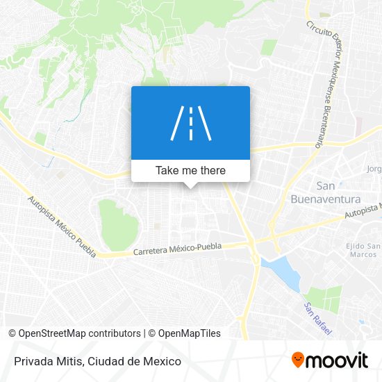 Privada Mitis map