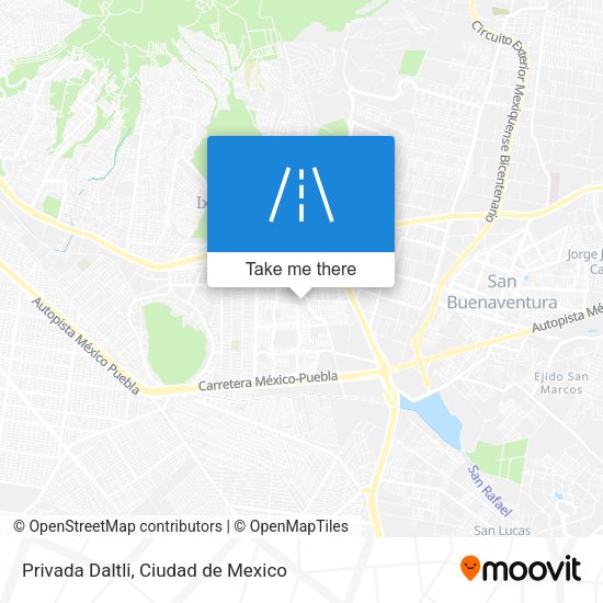 Privada Daltli map