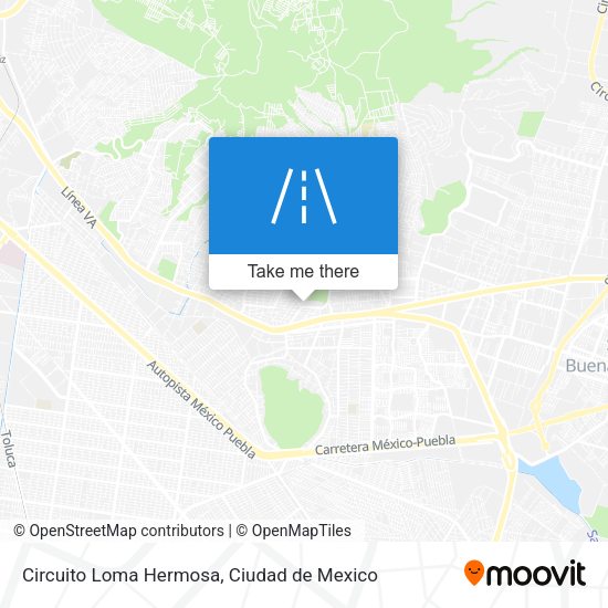 Mapa de Circuito Loma Hermosa