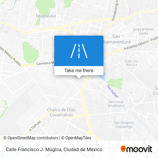 Calle Francisco J. Múgica map