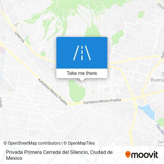 Mapa de Privada Primera Cerrada del Silencio