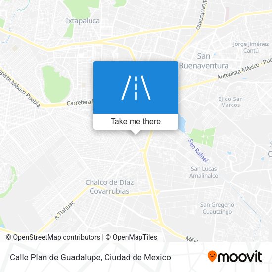 Calle Plan de Guadalupe map