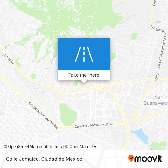 Mapa de Calle Jamaica