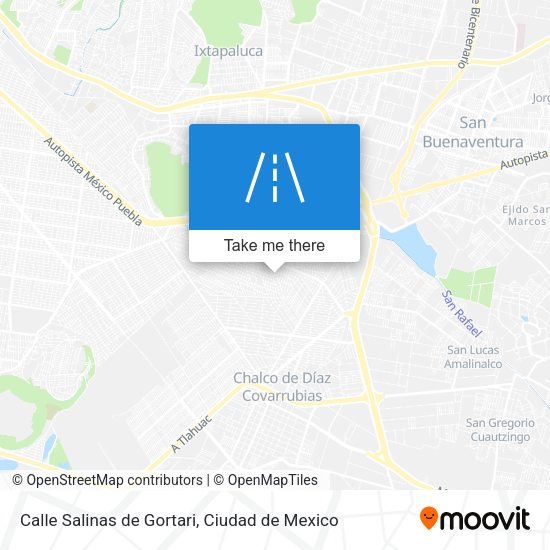 Calle Salinas de Gortari map
