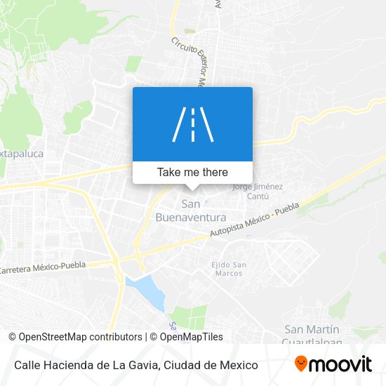 Calle Hacienda de La Gavia map