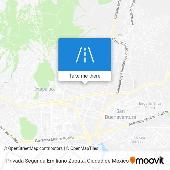 Privada Segunda Emiliano Zapata map