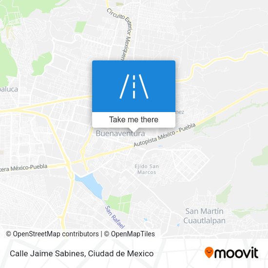 Mapa de Calle Jaime Sabines
