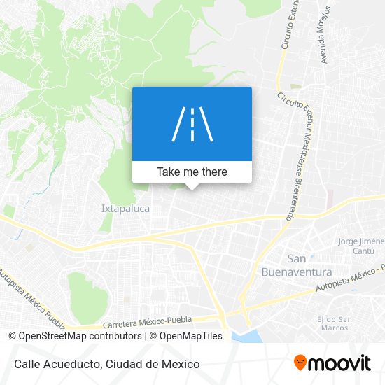 Mapa de Calle Acueducto